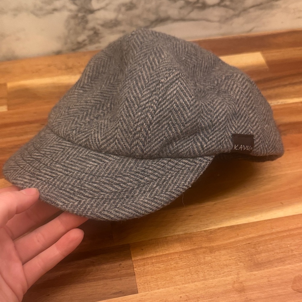 Kavu Gray Herringbone Cap